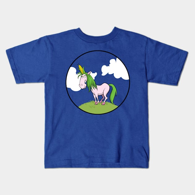 unicorn Kids T-Shirt by ticulin